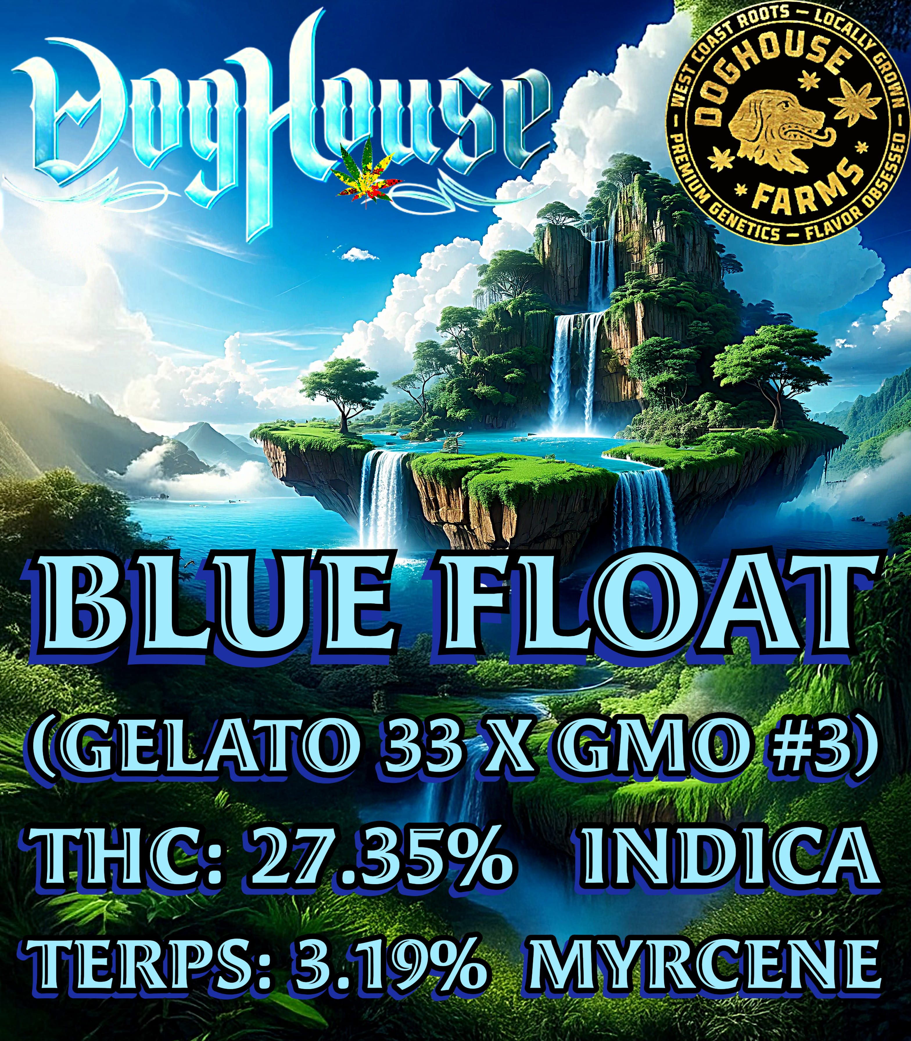 Photograph of product: Blue Float (Doghouse) - Deli - 28g