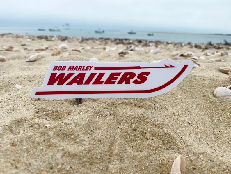 Photograph of product: Bob Marley Wailers Sticker