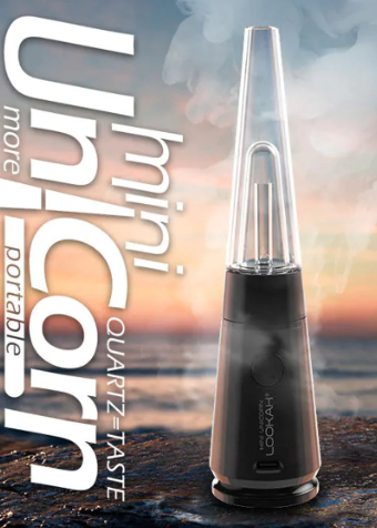 Photograph of product: ACC | Accessories | Lookah Unicorn | Mini Portable Electric Dab Rig | Black