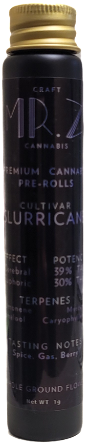 Photograph of product: Slurricane Pre-Roll | Mr. Z
