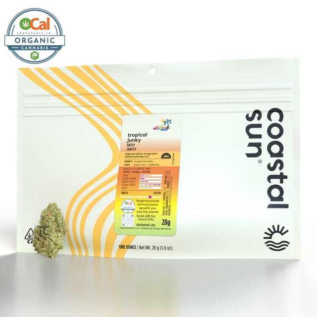 Photograph of product: Tropical Junky Sungrown Flower 28g