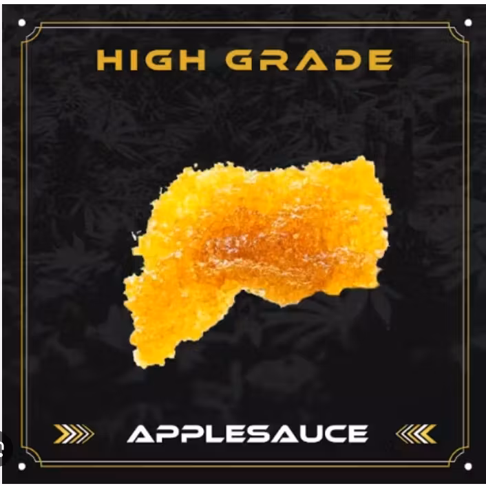 Photograph of product: Pineapple Upside-Down Cake Live Resin Applesauce (H)