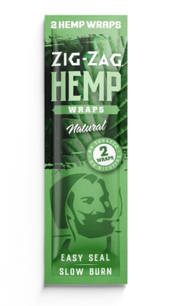 Photograph of product: Zig Zag | Wraps | Natural Hemp | 2pk