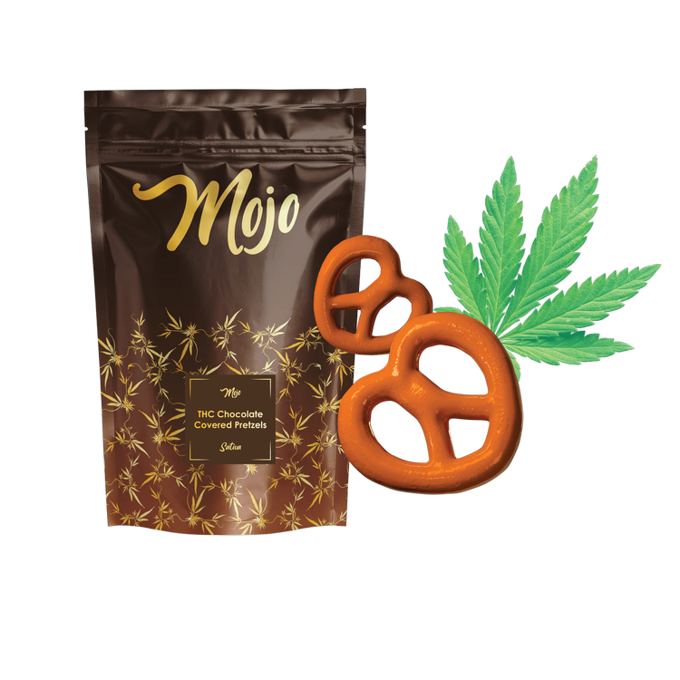 Photograph of product: Mojo - Chocolate Covered Pretzels 200mg