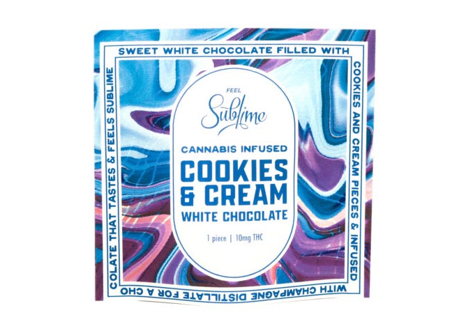 Photograph of product: Cookies & Cream | 100mg | Sublime