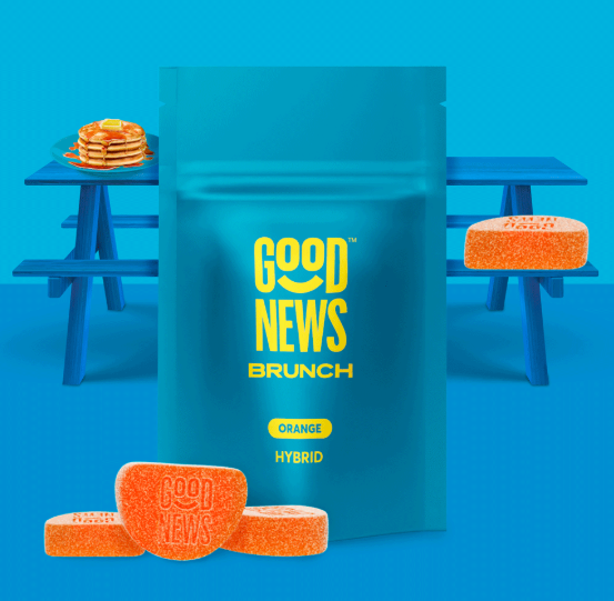 Photograph of product: Brunch Orange | 10pk | 100mg