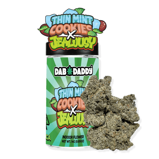 Photograph of product: Thin Mint Cookies X Jealousy | 14g Flower