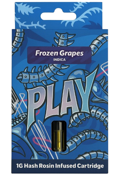 Photograph of product: Frozen Grapes | 1g au chocolat Infused Vape Cart