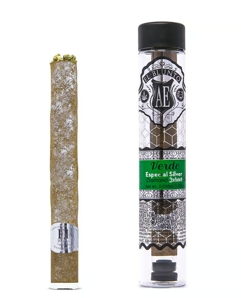 Photograph of product: El Blunto - 1.65g Diamond Infused Blunt - Silver Verde