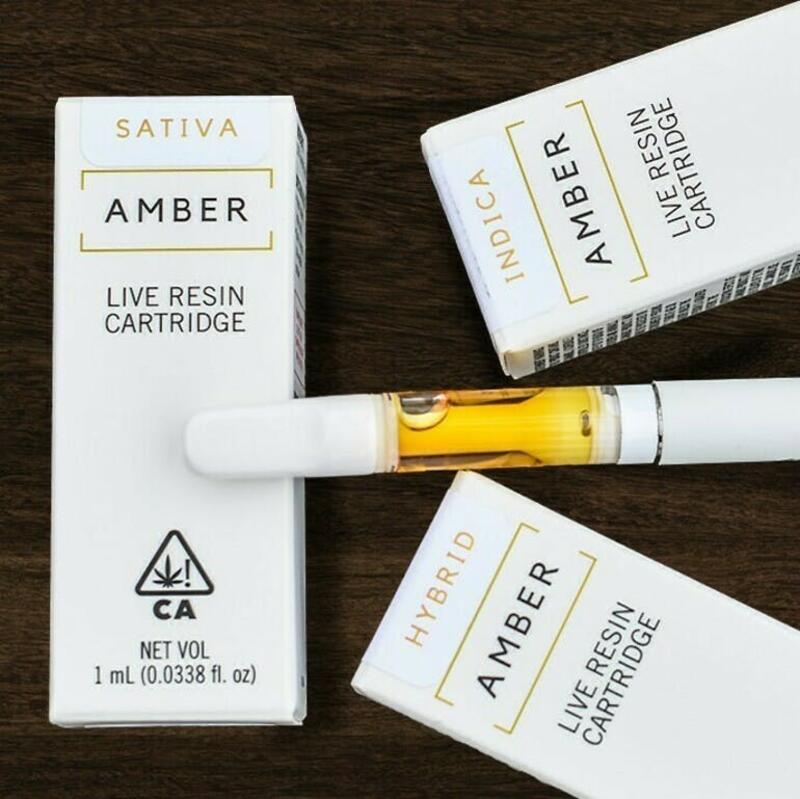 Photograph of product: Amber - Alien OG (Hybrid) Live Resin Cartridge (1g)