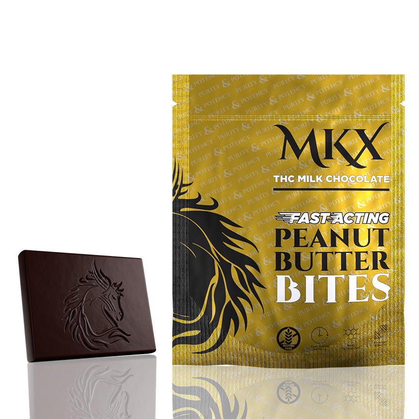 Photograph of product: Milk Chocolate Peanut Butter Bites 200mg
