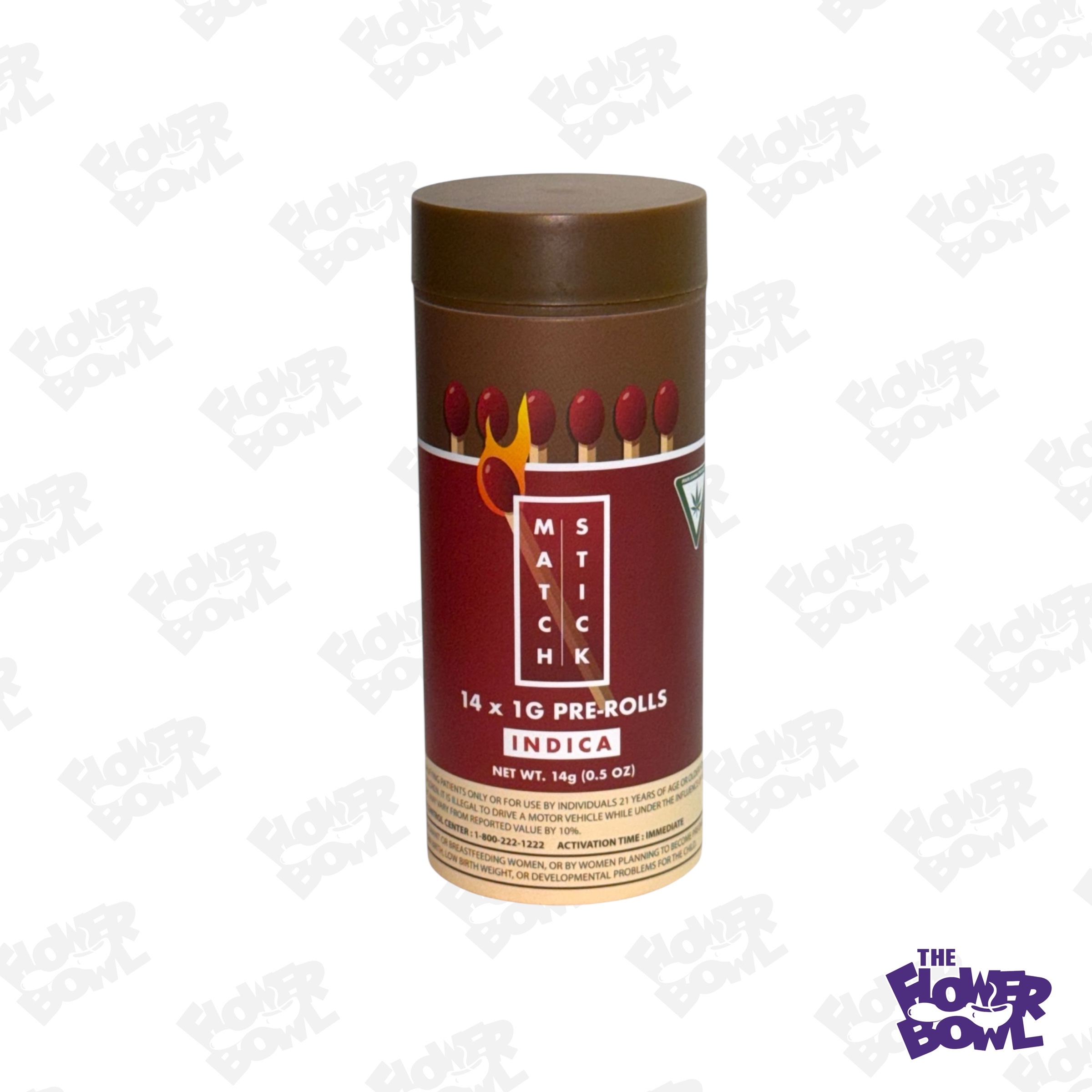 Photograph of product: AU Thunder Canna: Hot Rod Match Stick 14-Pack Prerolls