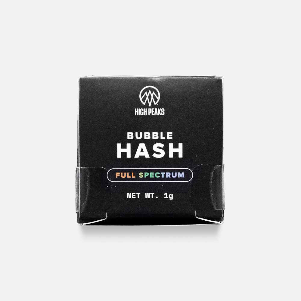 Photograph of product: High Peaks | Concentrate | Slapz: Bubble au chocolat | 1g
