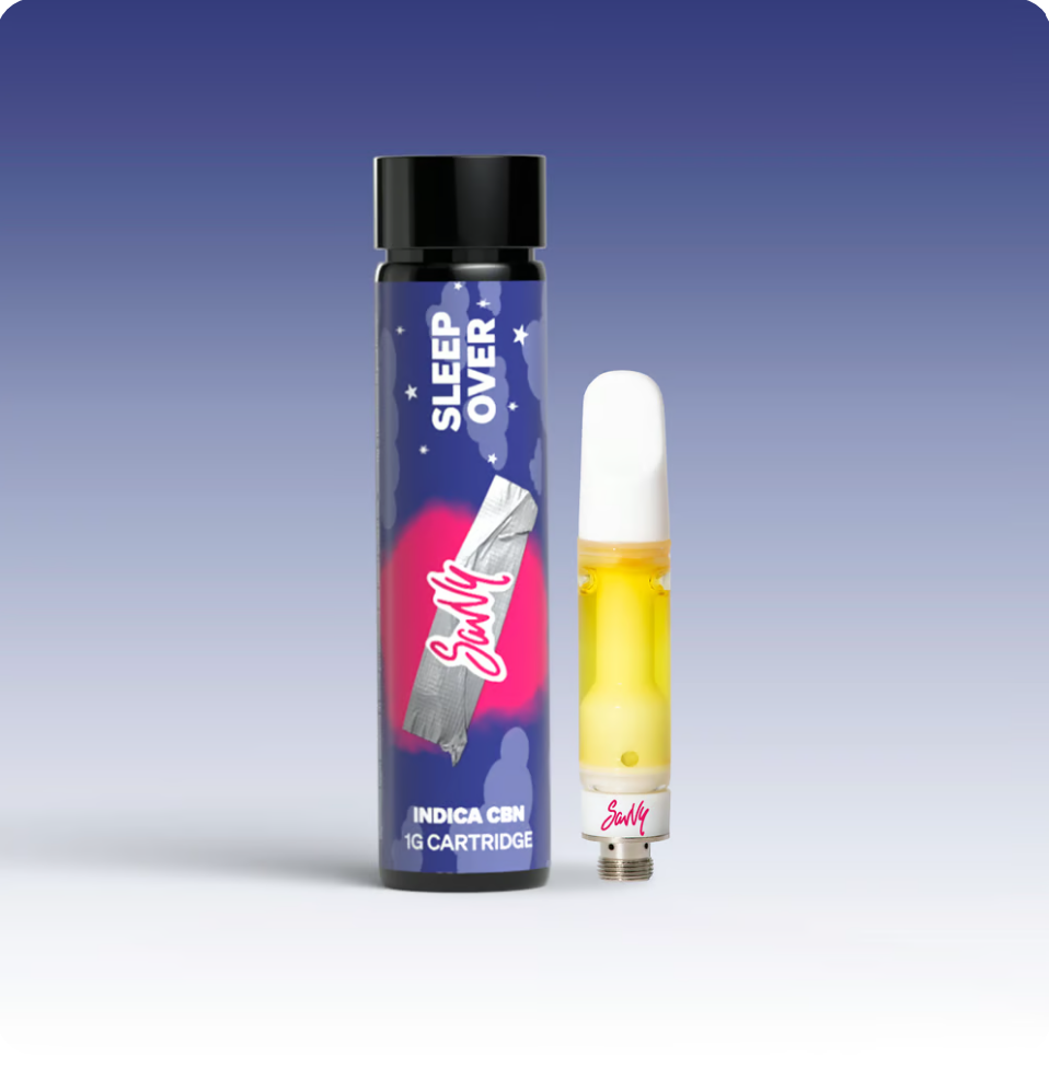 Photograph of product: Savvy Cherry Sorbet (I) 1:4 CBN:TH-oui Cartridge 1g