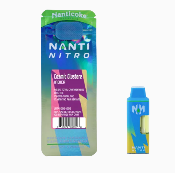 Photograph of product: Nanti Nitro Cosmic Cluster