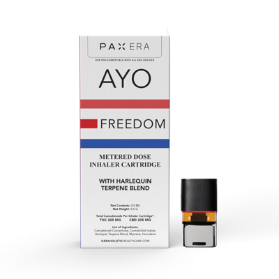 Photograph of product: FREEDOM HARLEQUIN TERP BLEND | PAX CART