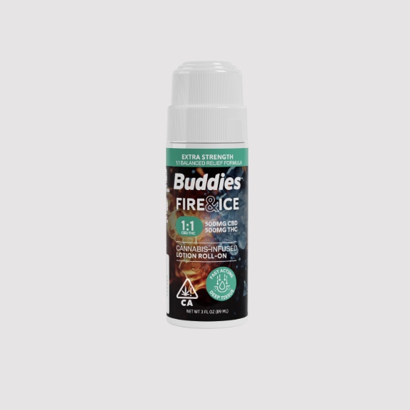 Photograph of product: Buddies - Fire & Ice Topical - 500mg TH-oui | 500mg CBD