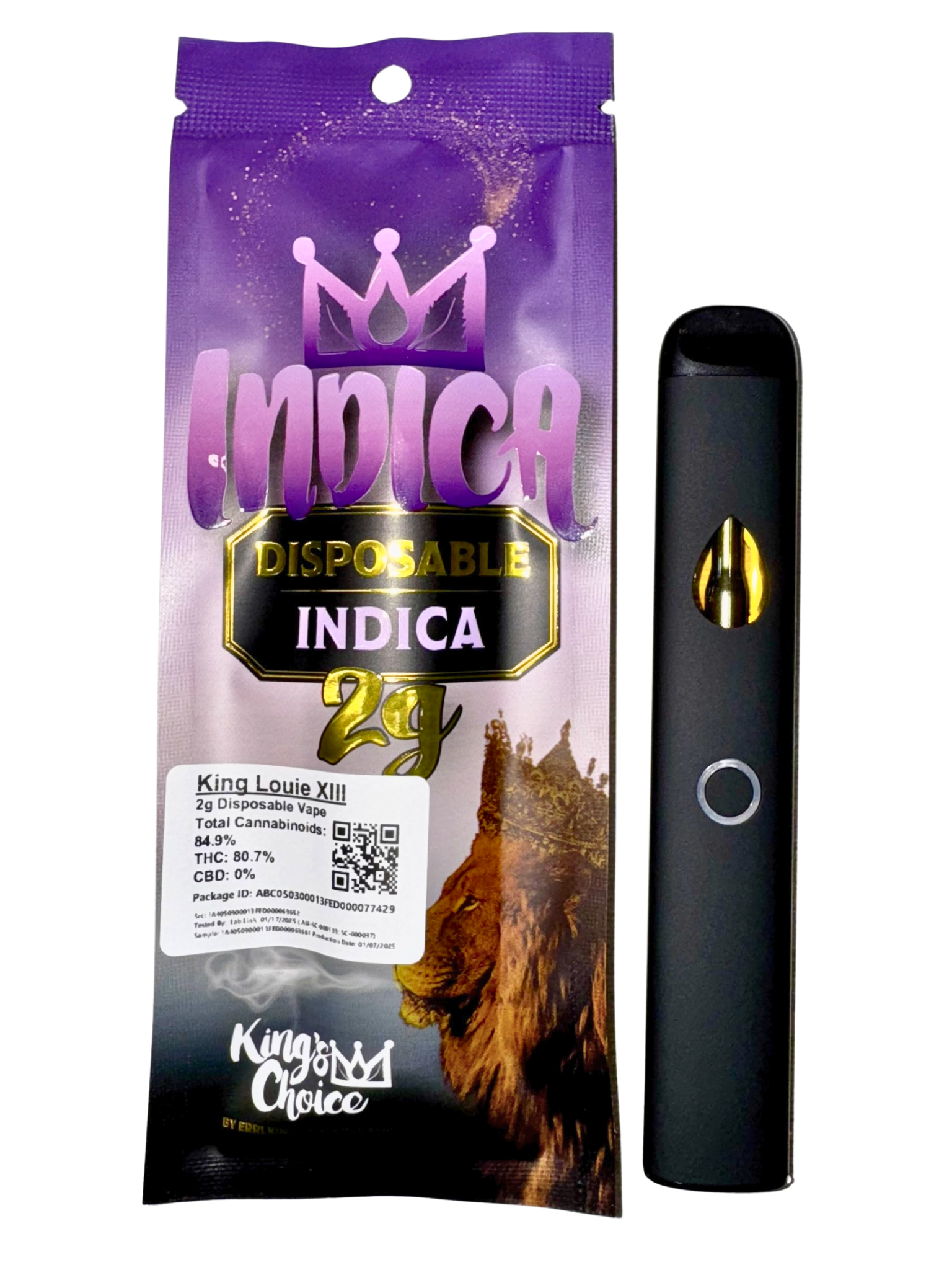 Photograph of product: King Louie XIII Disposable Vape