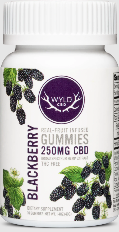Photograph of product: Wyld | Blackberry CBD Gummies 250mg