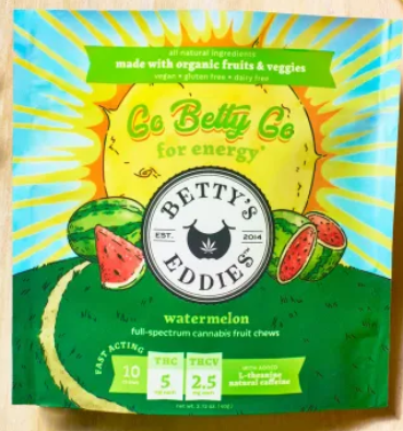 Photograph of product: Betty's Eddies - Watermelon 10PK 50MG (TAX INCLUDED)