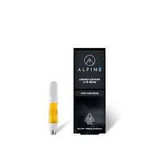 Photograph of product: Alpine - Platinum OG - 1G - Live Resin Cartridge