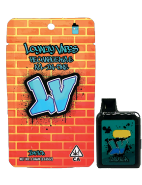 Photograph of product: Loyalty Vapes | Distillate AIO | Wild Peach in The Sheets