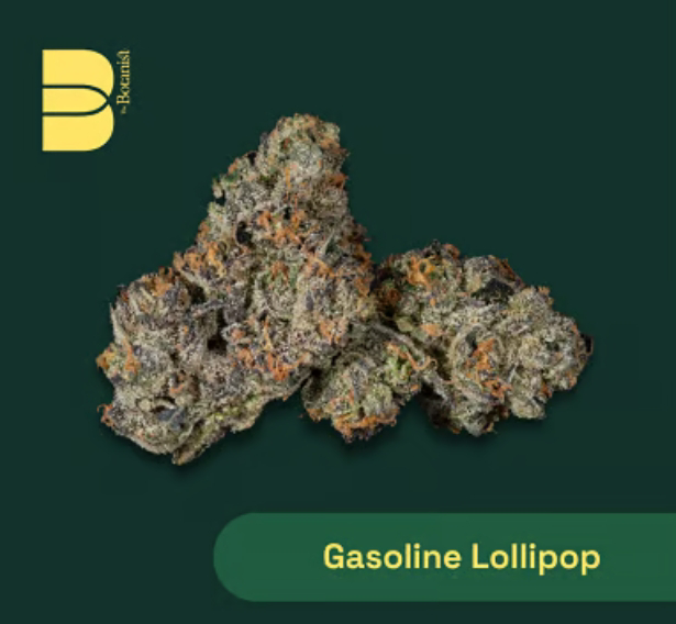 Photograph of product: Gasoline Lollipop - flower - 3.5g