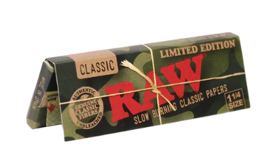 Photograph of product: Raw Classic Camo - 1 1/4" Rolling Papers