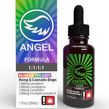 Photograph of Product: Angel 1:1:1:1 CBD:CBG:CBN:THC tincture