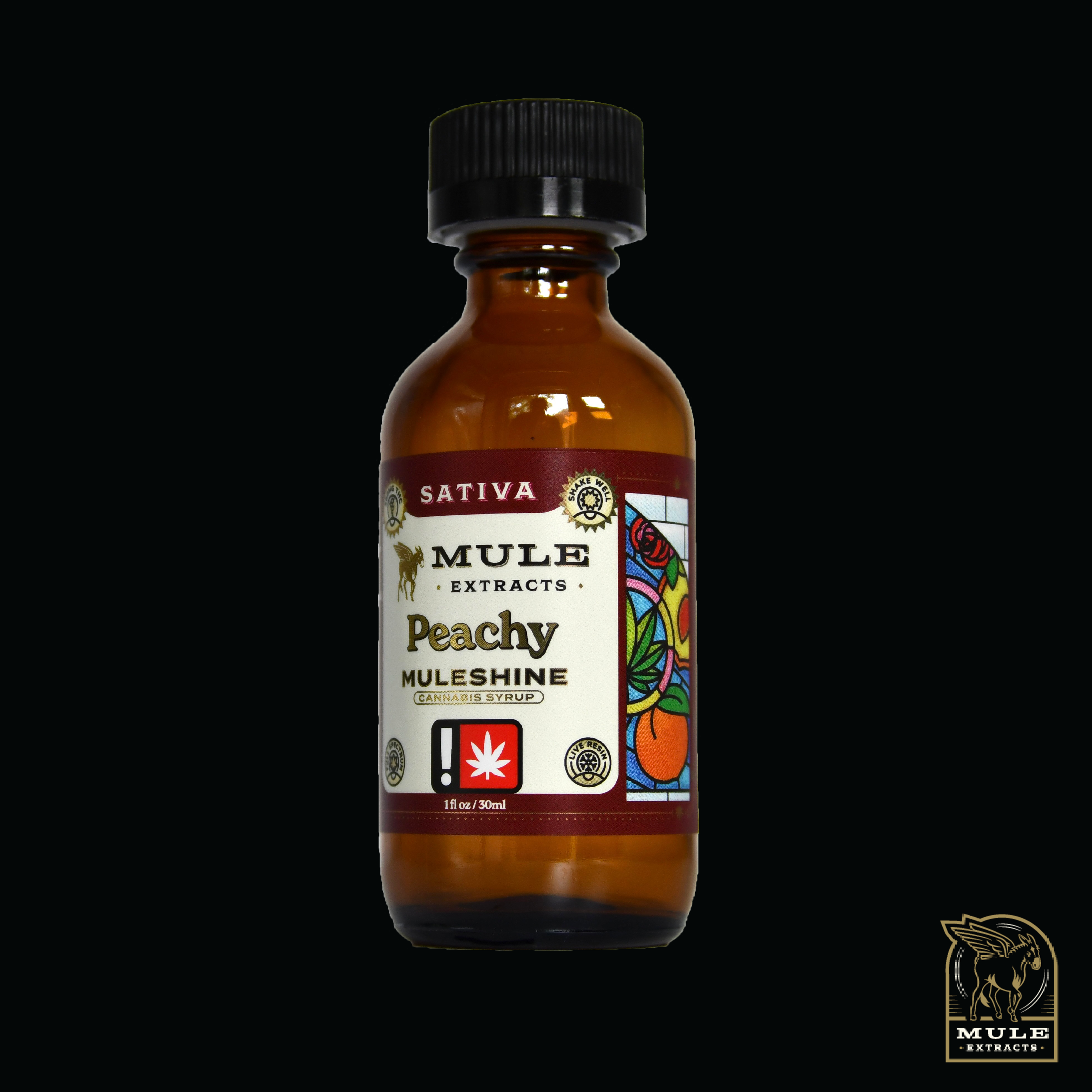 Photograph of product: 250mg Peach Muleshine (Oui'd)