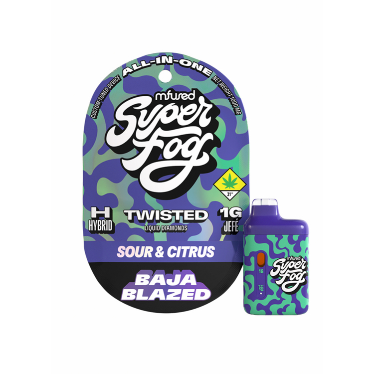 Photograph of product: Baja Blazed TWISTED Flavored Jefe Disposable (Super Fog) - DOH