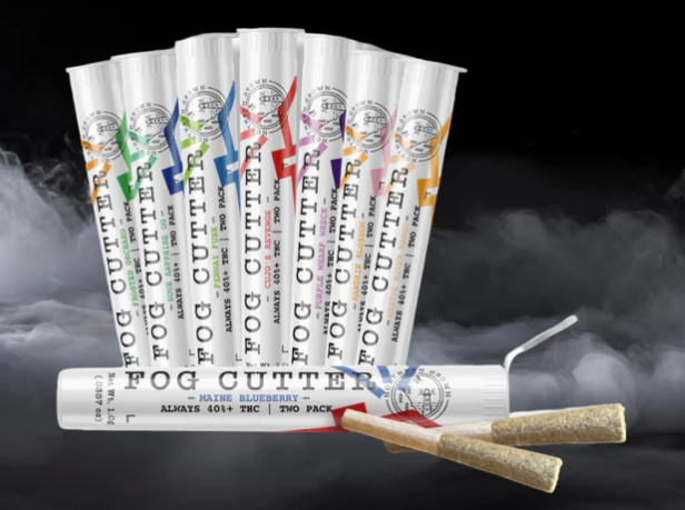 Photograph of product: Northern Grown Fog Cutter's - Peanut Butter and Jealousy - 0.5G 2PK Infused Hydro Pre roll