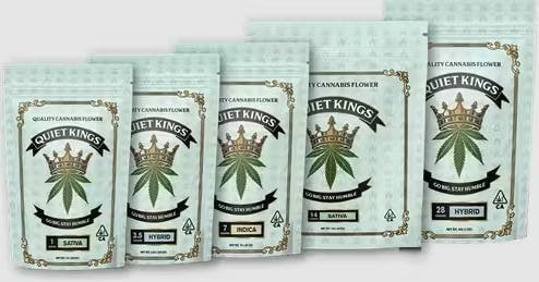 Photograph of product: Quiet Kings - Flower Bag - Sour Diesel - 3.5g - Oui'd - 