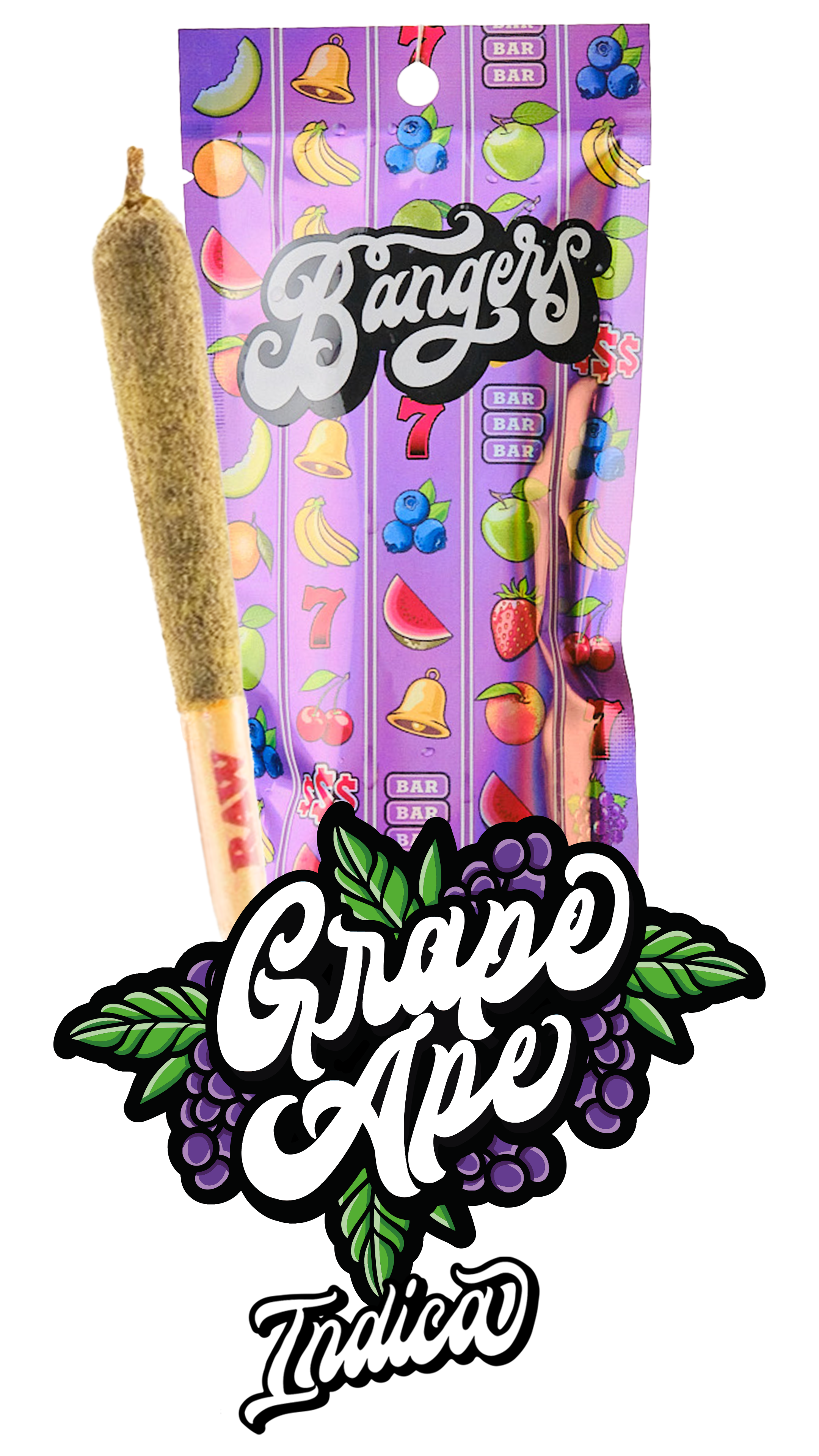 Photograph of product: Infused Pre Roll | Grape Ape