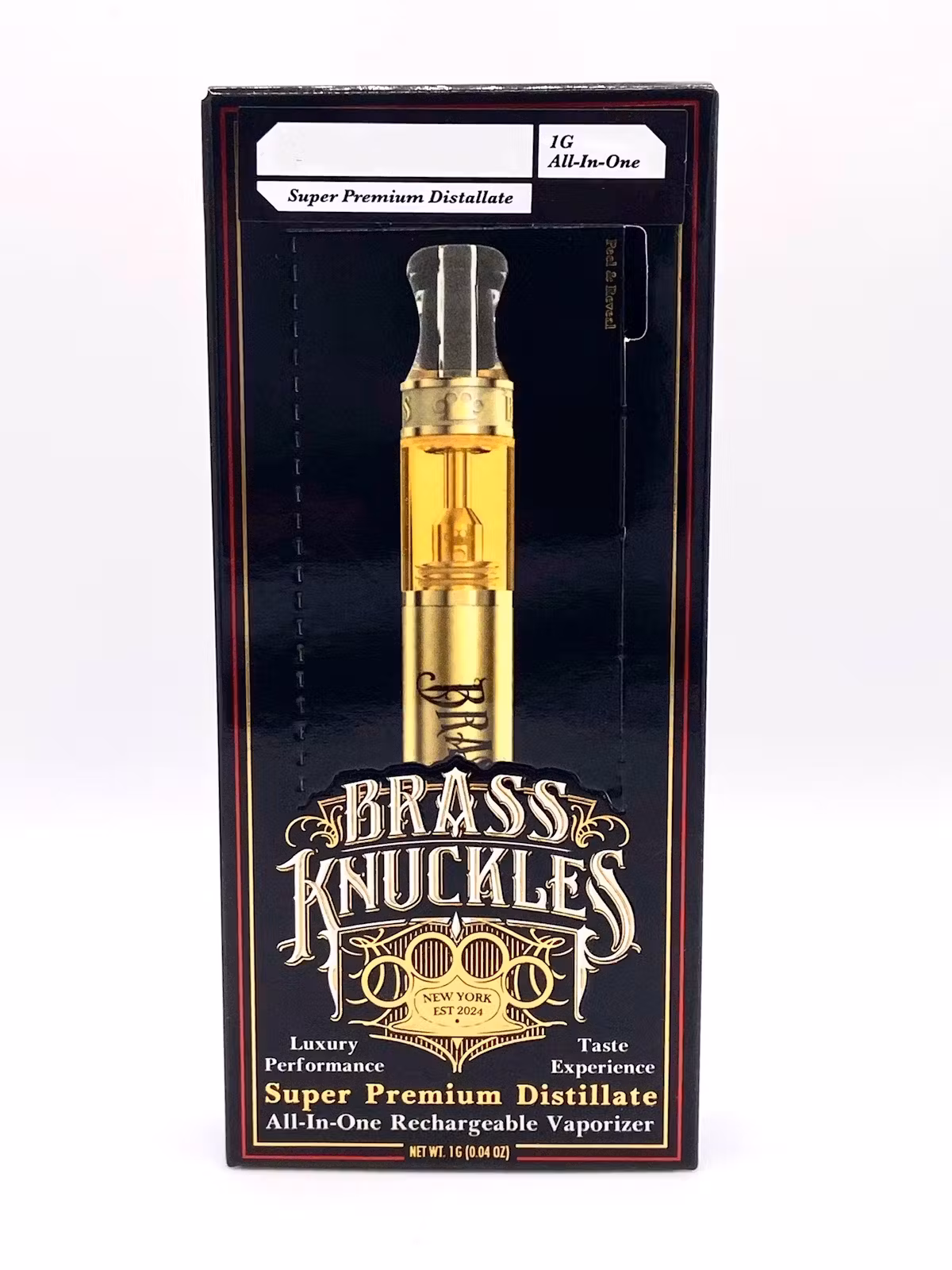 Photograph of product: Brass Knuckle - Bubba Kush - Premium Disposable