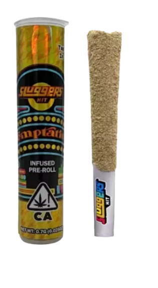 Photograph of product: SLUGGERS TEMPTATION 0.7G 1PK INFUSED PREROLL