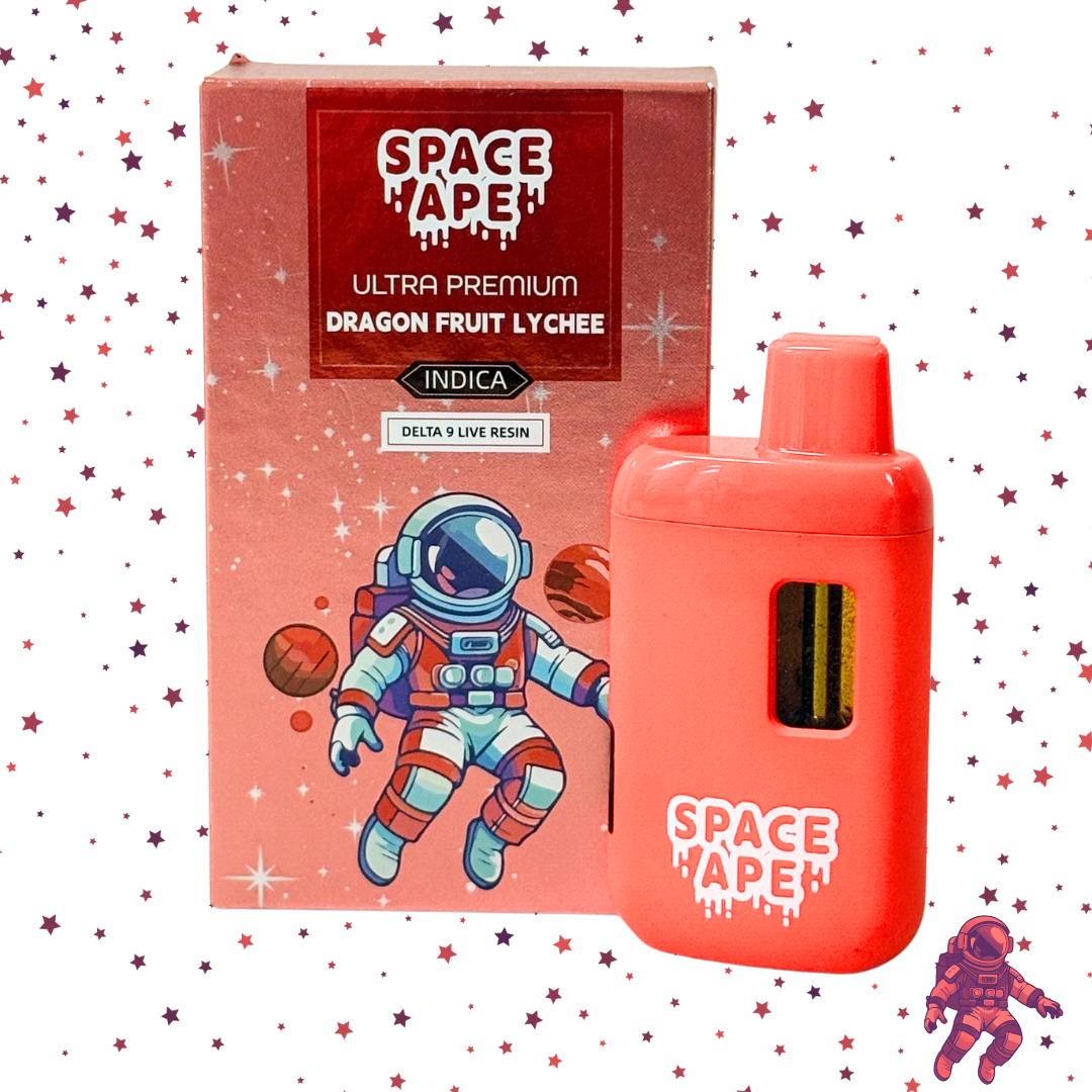 Photograph of product: Dynamo- Disposable Live Resin Vape-Space Ape-Dragon Fruit Lychee