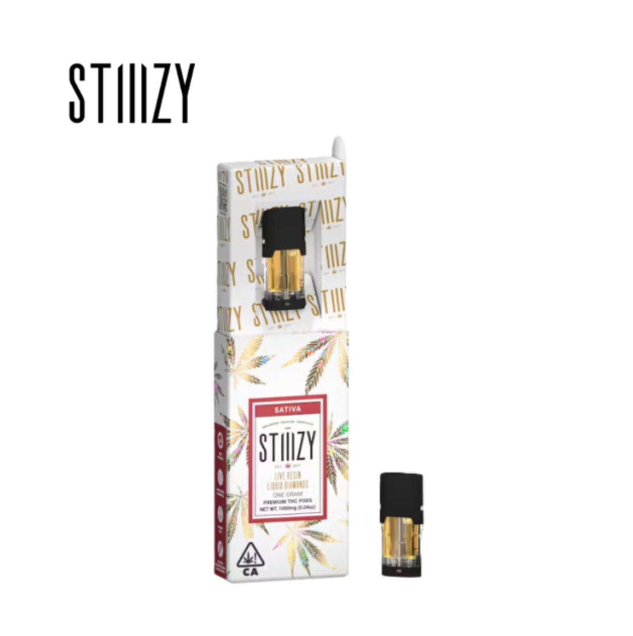 Photograph of product: GREEN CRACK 1G LIVE RESIN LIQUID DIAMONDS POD