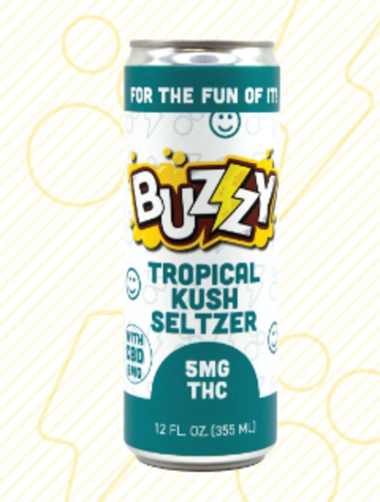 Photograph of product: Tropical Kush 1:1 CBD:TH-oui | Seltzer | 5mg*
