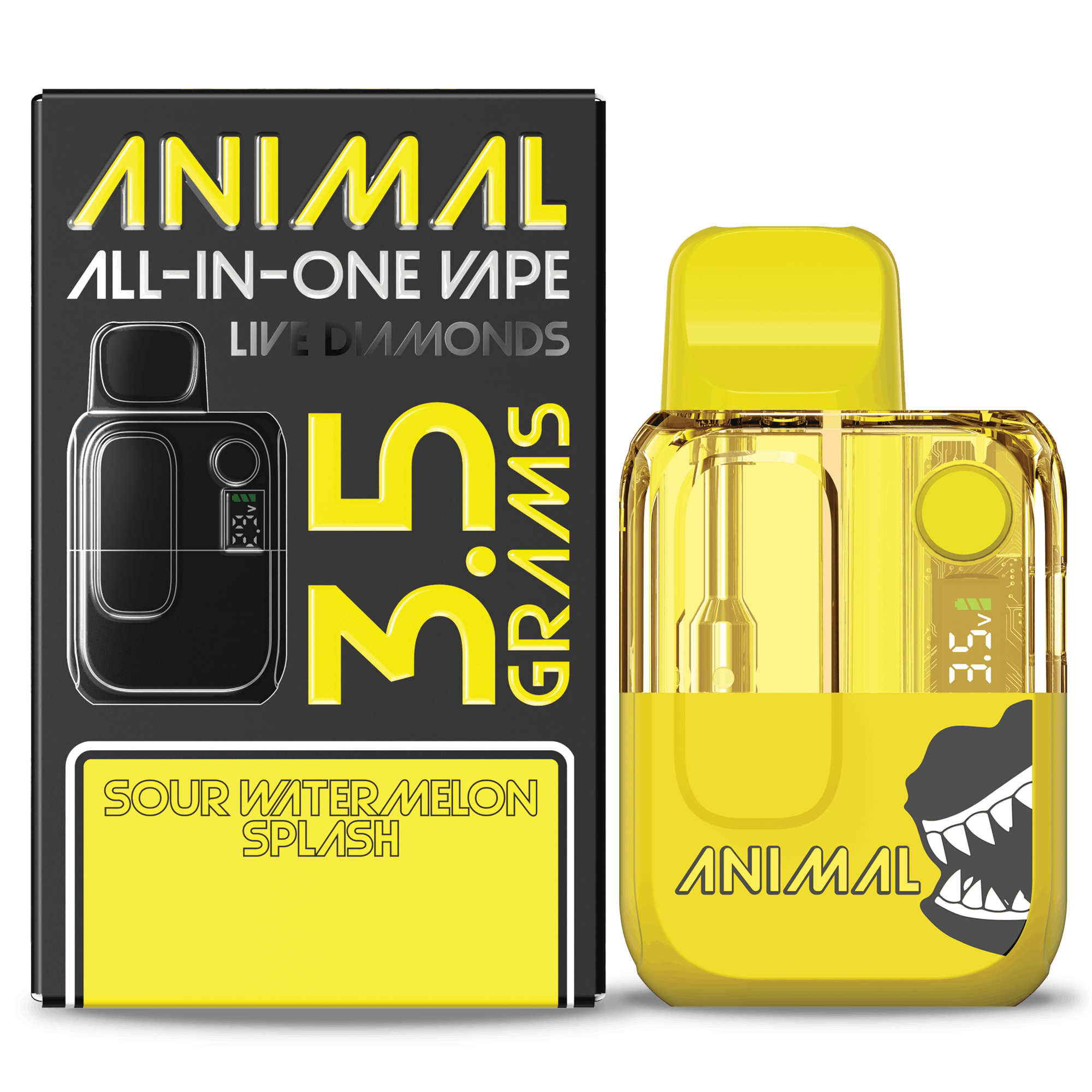 Photograph of product: ANIMAL | 3.5g Live Diamonds Disposable | Sour Watermelon Splash