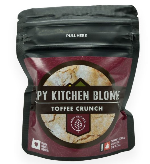 Photograph of product: *Brownie - Hapy Kitchen 100mg - Toffee Crunch Blondie