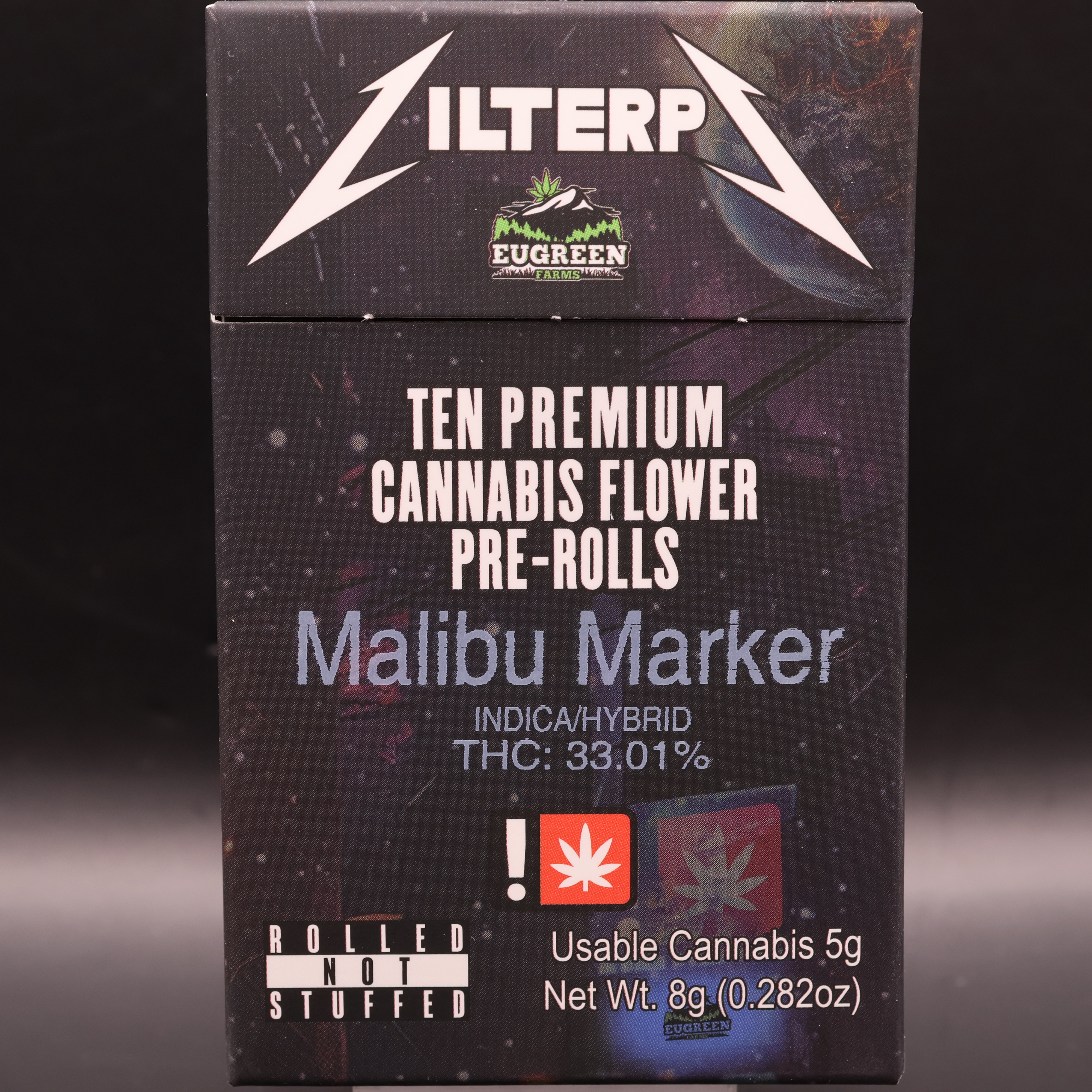 Photograph of product: Malibu Marker 10pk Joints (Eugreen Farms)