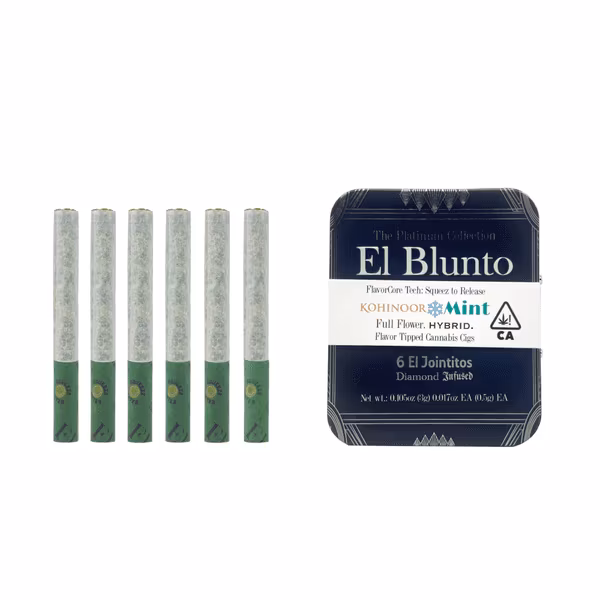Photograph of product: Kohinoor Mint - 3g FlavorCore Diamond Infused Jointito 6pk | El Blunto