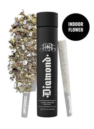 Photograph of product: HEAVY HITTERS - Caramel Cake Diamond Infused Pre-Roll [H]