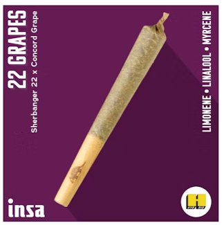 Photograph of product: 22 Grapes - Pre-Roll - 1.0g