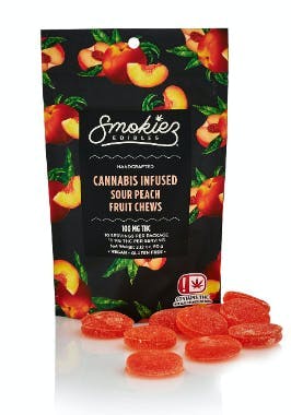 Photograph of product: Smokiez - Sour Peach (100mg)