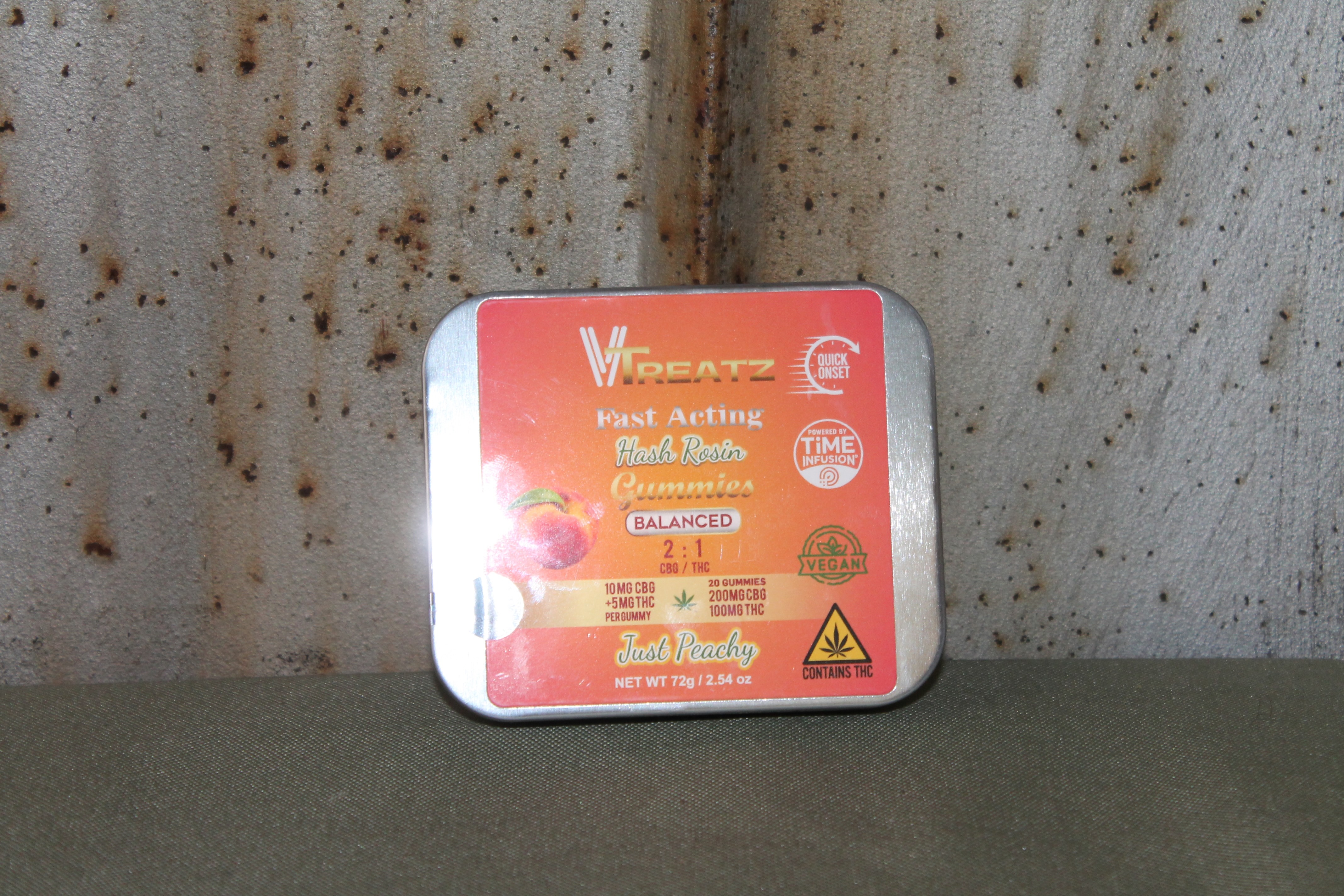 Photograph of Product: Vtreatz | Just Peachy 2:1 (CBG/THC)