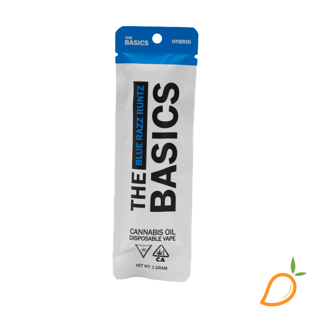 Photograph of product: 1g Blue Razz Runtz Disposable Vape The Basics