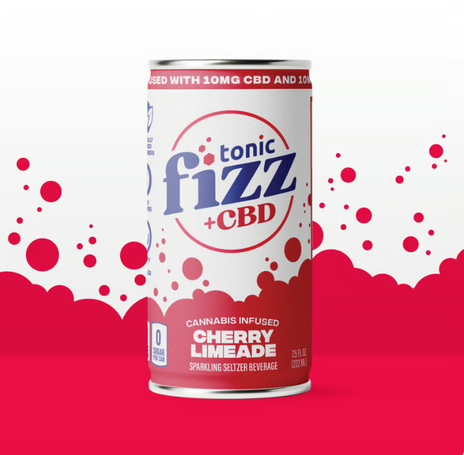 Photograph of product: Beverage - Tonic - Cherry Limeade Fizz (H) - 1:1 TH-oui:CBD 10mg