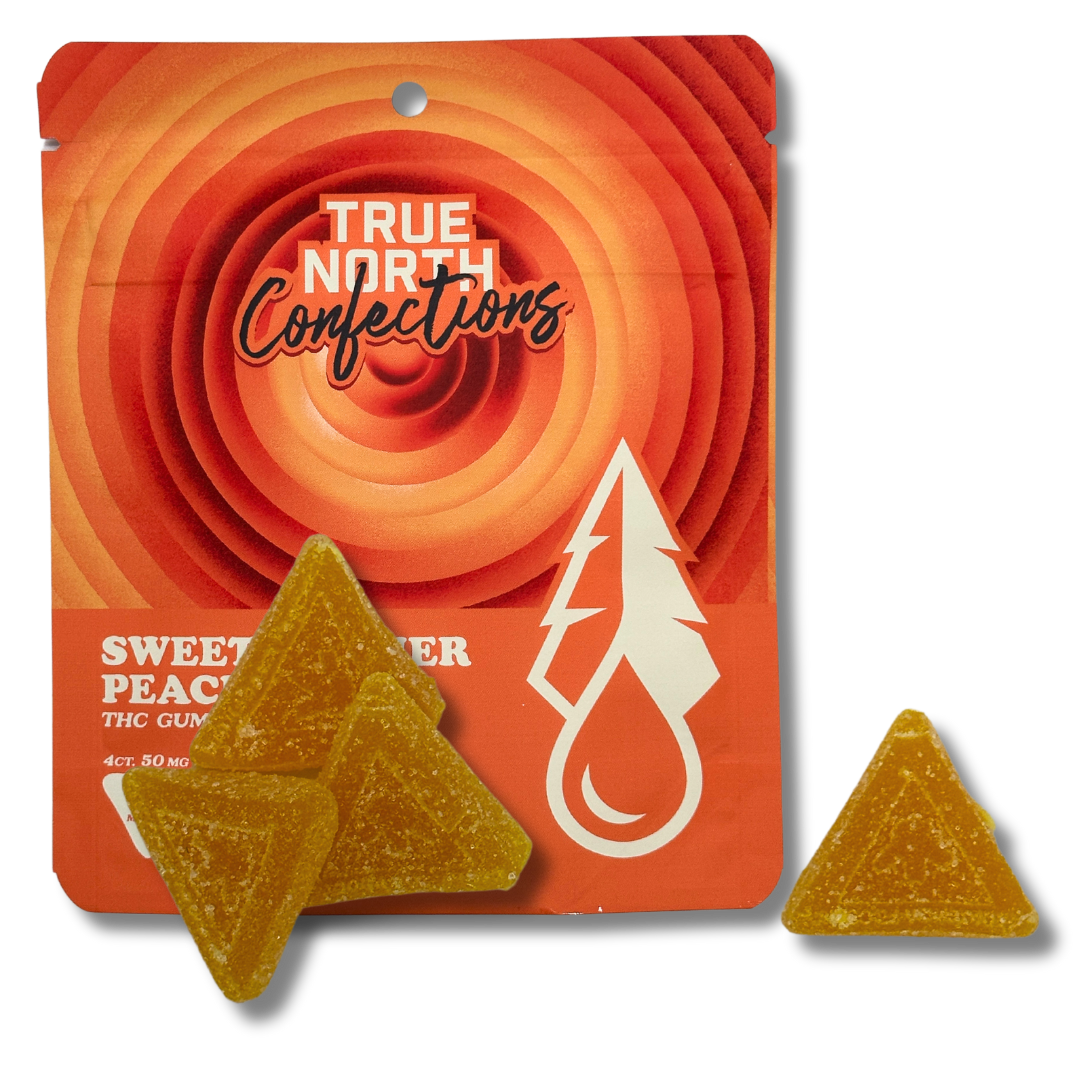 Photograph of product: True North - Sweet Summer Peach - 4pk - 200mg